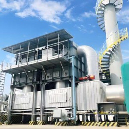 Rotor RTO for high airflow VOC exhaust